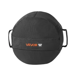 VEVOR Workout Sandbag, Heavy Duty Workout Power Bags with Handles, 25-75 lbs Adjustable Slam Bag for Fitness Strength Weight Training Cross-Training, Home Gym Exercise, Black (Unfilled)VEVOR Super Brand Day