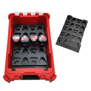 Packout Insert for M12 Battery Liner and Milwaukee Compact Organizer