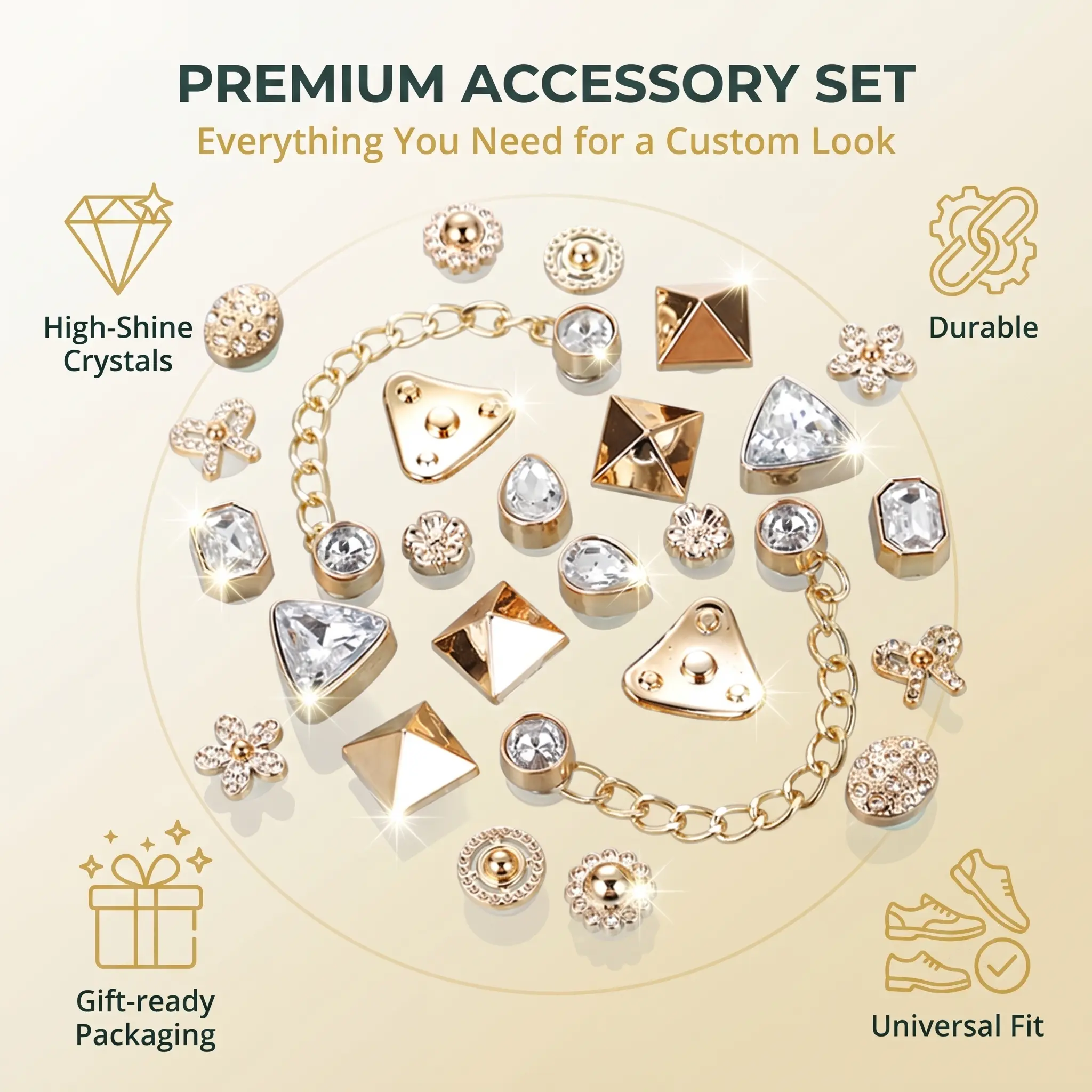 Chic Rhinestone Shoe Decoration Charms, 26-Piece Alphabet Letter Covers for Clogs, Easy-to-Install ABS Accessories for Women Girls, Birthday Gift Idea, Covers Shoe Decoration Charms, Cute Shoe Charms, Decorative Shoe Accessories