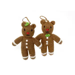 Gingerbear Ornament- set of 2