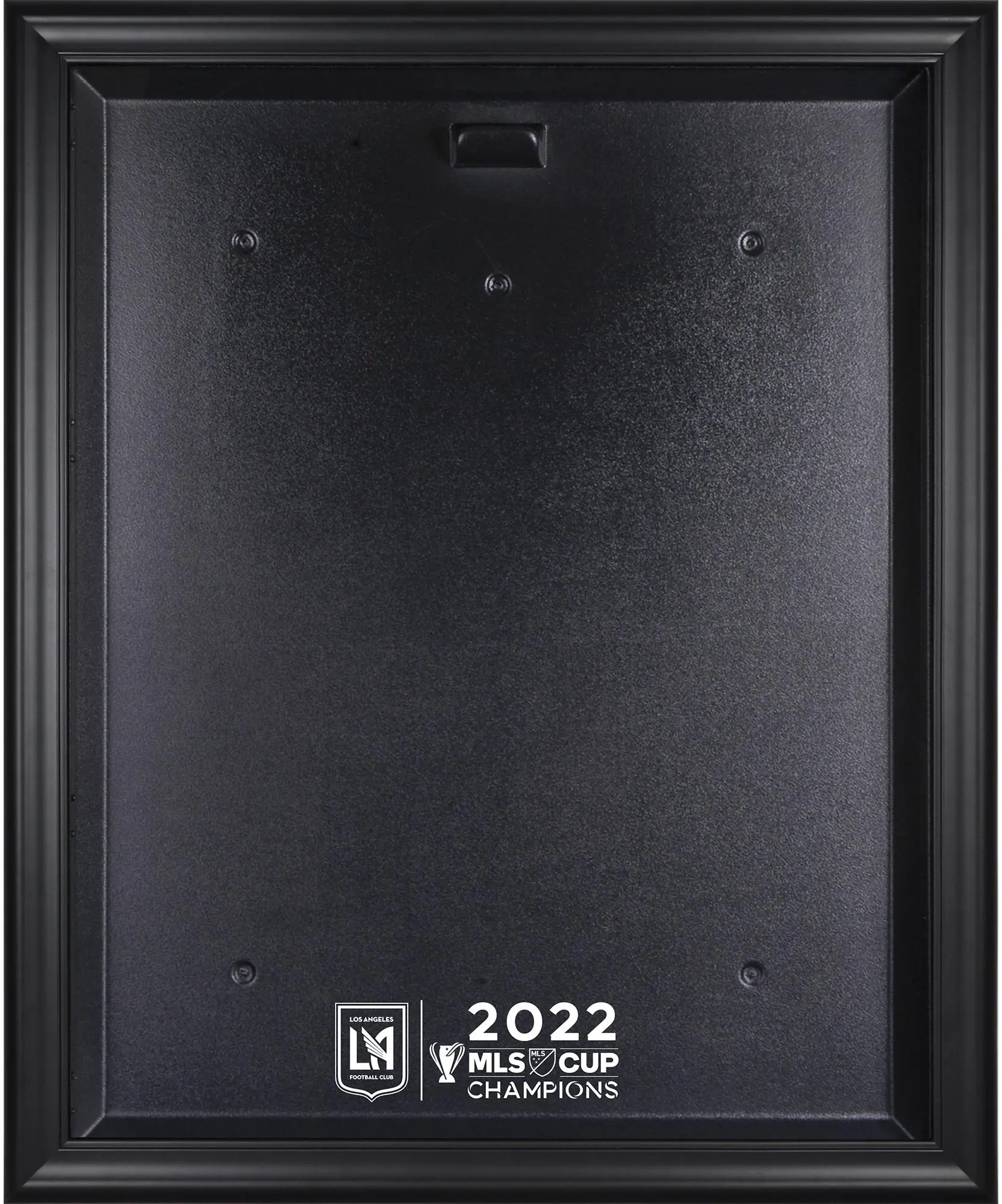 LAFC 2022 MLS Cup Champions Black Framed Team Logo Jersey Display Case - Fanatics Authentic Certified - Soccer Memorabilia