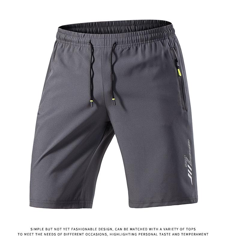 3-pack men’s athletic shorts, summer loose casual knee-length shorts, lightweight and breathable, ice silk quick-dry fabric, with zippered pockets, perfect for everyday workouts, the beach, and outdoor activities Stretch Knit Capri Pants men's