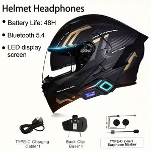 2026 smart helmet earphones, a good assistant for cycling, can make and receive calls and play music, waterproof and sweatproof, one-click to summon the voice assistant, suitable for cycling, can be used as a gift