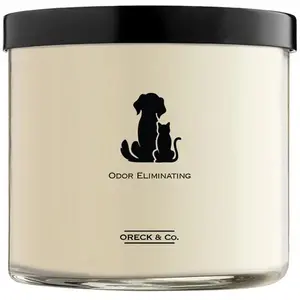 David Oreck Pure Air Pet Odor Eliminating Triple Wick Soy Candle 14.5 Oz - Clean and Fresh