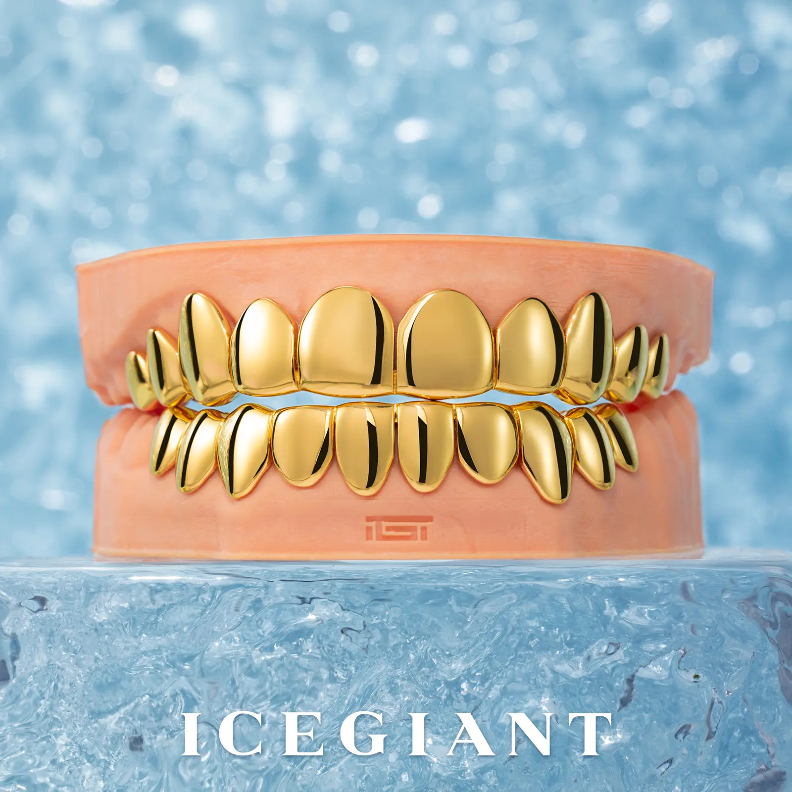 Custom Polished Gold Grillz