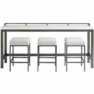 Bar and Game Room Essence Console Table with Stools
