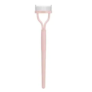 Portable Eyelash Comb, Foldable Semi-Curved Steel Needle Lash Comb for Curl Lashes, Professional Makeup Tool for Women