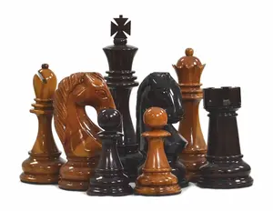 MegaChess 16 Inch Teak Giant Chess Set