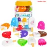 Ice Cream Letter Matching Learning Toy for Kids, Animal Counting and Color Sorting Set, Abc Stacking Game for Preschool Education,Back to school, Preschool Learning Materials