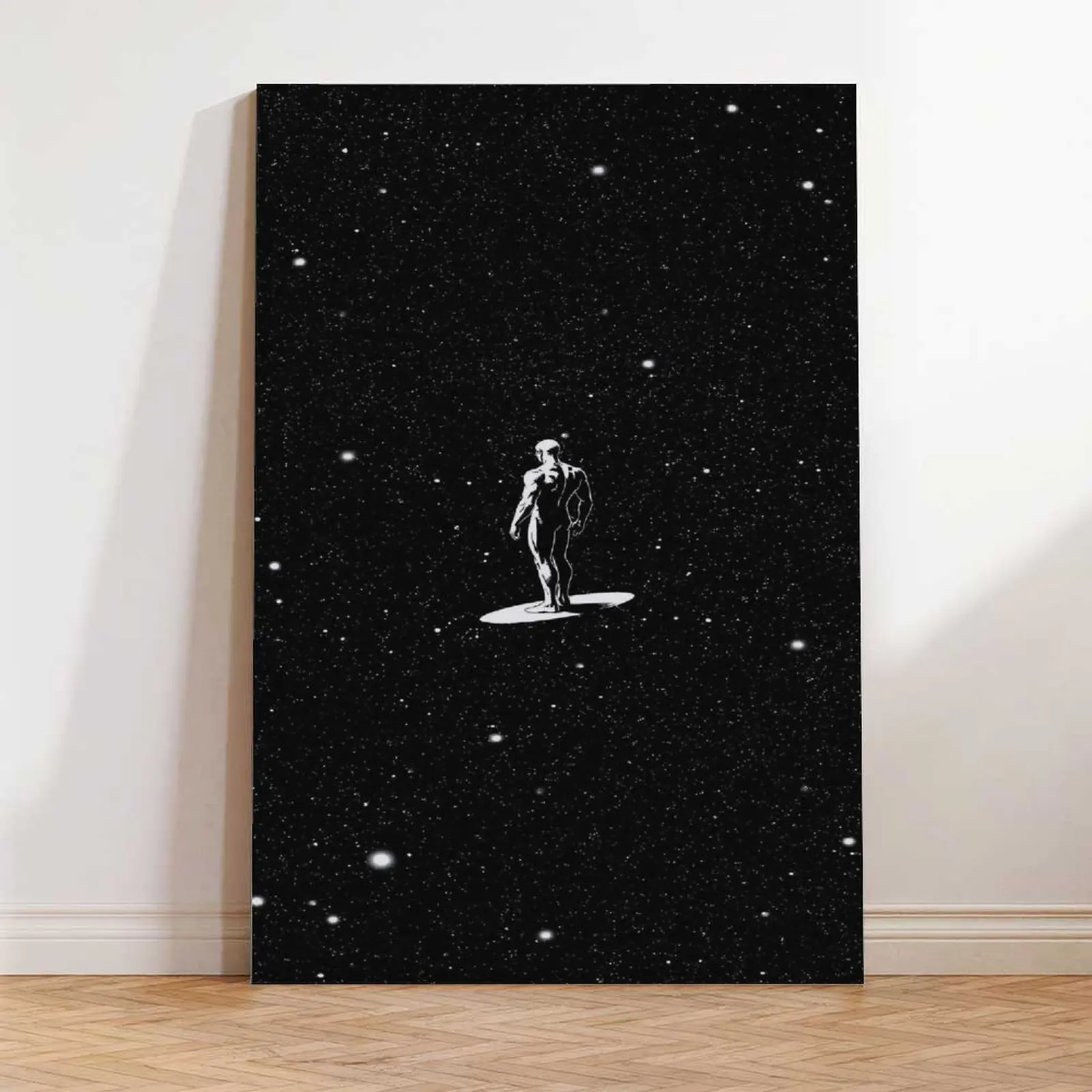 Superhero Universe Canvas Wall Art Print, Modern Minimalist Realistic Poster, Decorative Movie Inspired Artwork for Living Room Bedroom Dorm Office Game Room, Gift for Movie Fans, Contemporary Home Wall Decor