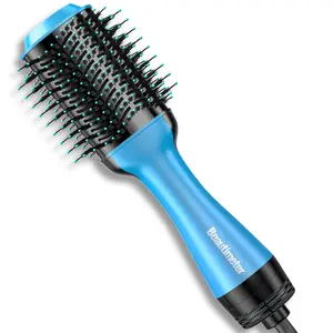 Hot Air Brush, Hair Dryer Brush & Volumizer, 3 in 1 Negative Ionic Hair Styler for Straightening, Curling, 1000W