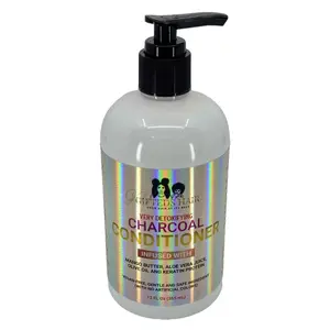 Gifted Cosmetics Charcoal Conditioner - Detoxifying Organic Haircare Cleanser with Mango Butter, Aloe Vera Juice, and Keratin Protein