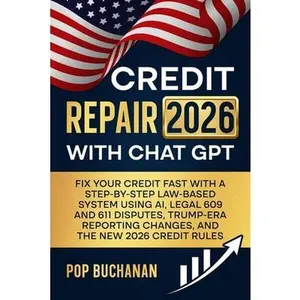 Credit Repair 2026 with ChatGPT: Fix Your Credit Fast with a Step-by-Step Law-Based System Using AI, Legal 609 and 611 Disputes, Trump-Era Reporting C -- Pop Buchanan, Paperback