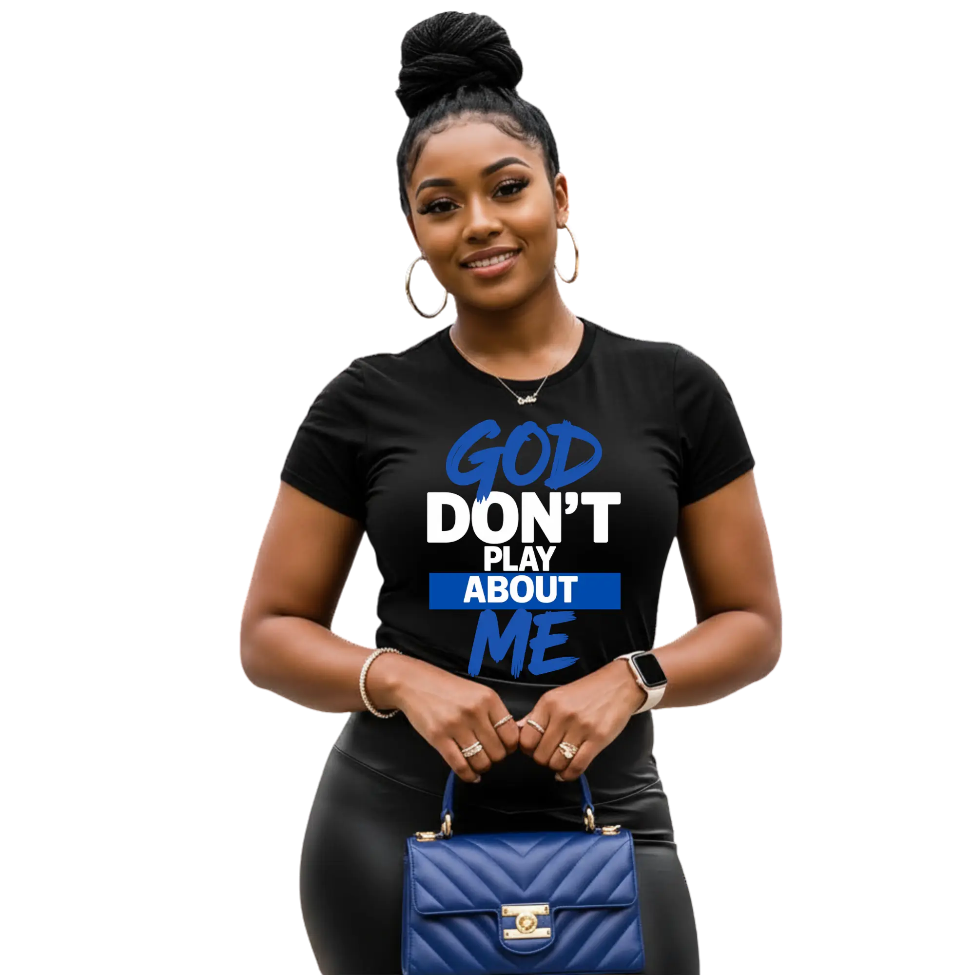 5-“God Don’t Play About Me – No Choice Needed Multi Colored DTF Bundle” Prints Quality