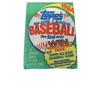 1984 Topps Baseball Wax Pack (1) From Box Don Mattingly, Strawberry Rookie RC