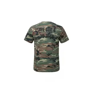 I Love God & Jiu Jitsu Camo Performance Tee | Forged by God