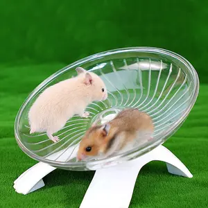 1 Pcs Hamster Exercise Wheel Transparent Durable Silent Running Wheel, Ideal for Small Pets, Enhances Physical Activity, Easy Maintenance
