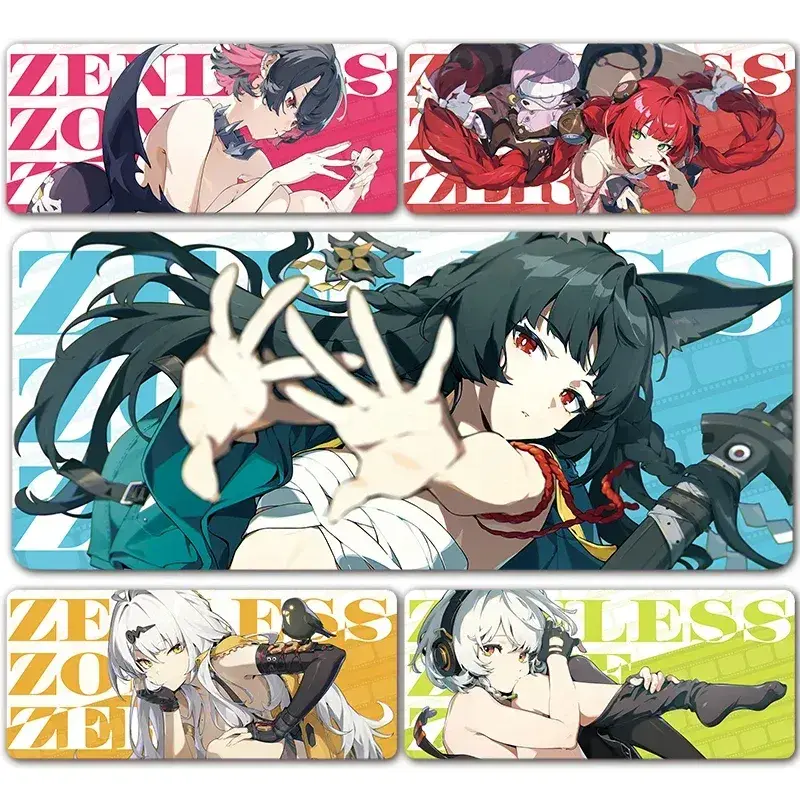[Sale off up to 65%][Free Ship] ZZZ Gaming Hoshimi Miyabi Mouse Pad Evelyn Yuzuha Anby Ellen Zenless Zone Zero Keyboard Desk Mats XXL Anime Girls Mousepad
