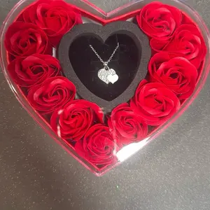 Heart-Shaped Rose Gift Box - Perfect for Valentine's Day & Special Occasions - Elegant Red Roses in a Stylish Box
