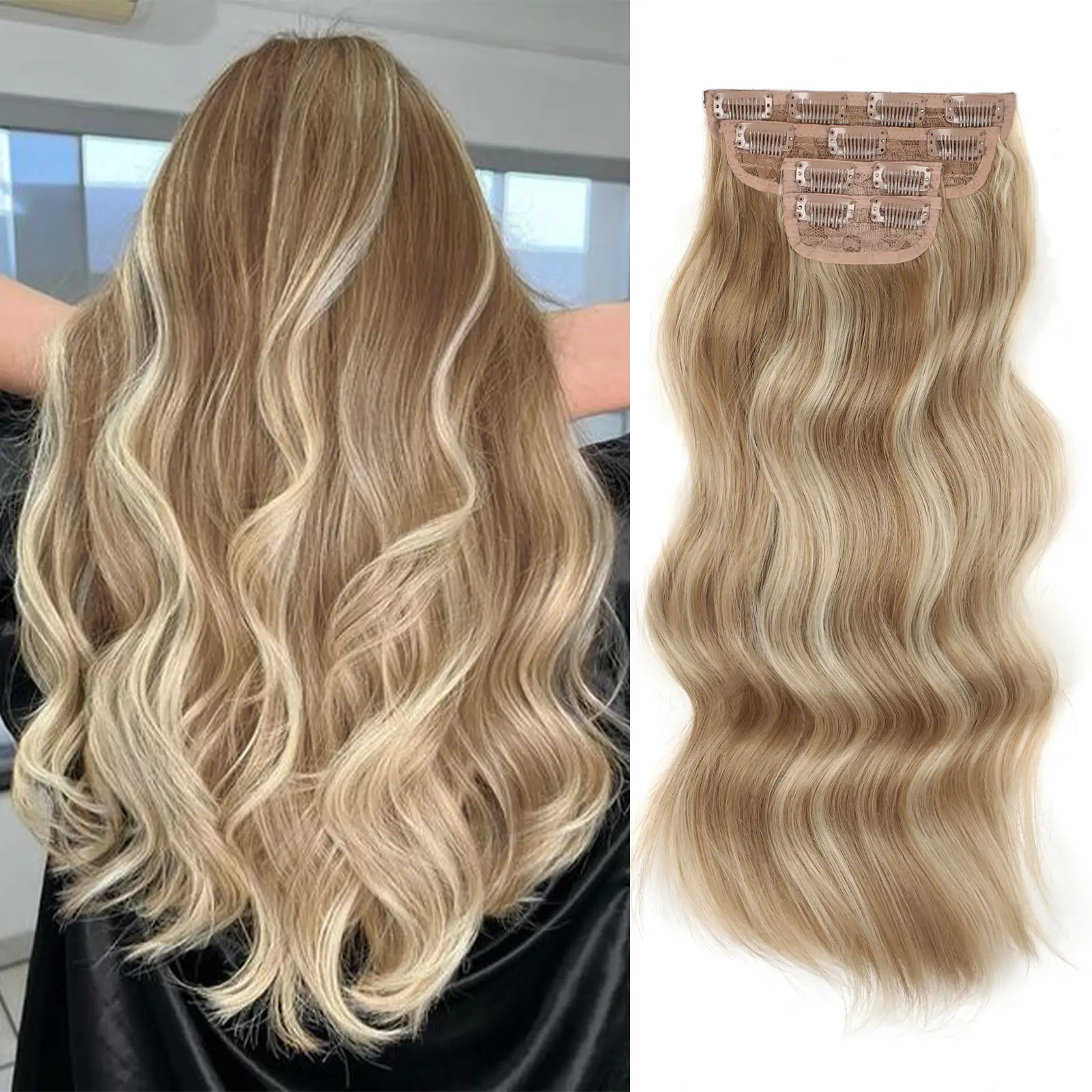 F24/88 Blonde mix Bleach Blonde - 4PCS ( 20 Inch )