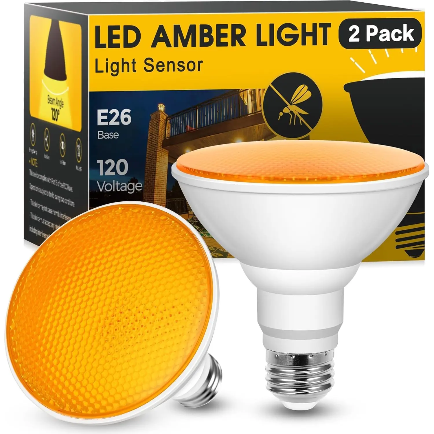 Bug Light Bulbs Dusk to Dawn Bug Light Bulbs for Outside