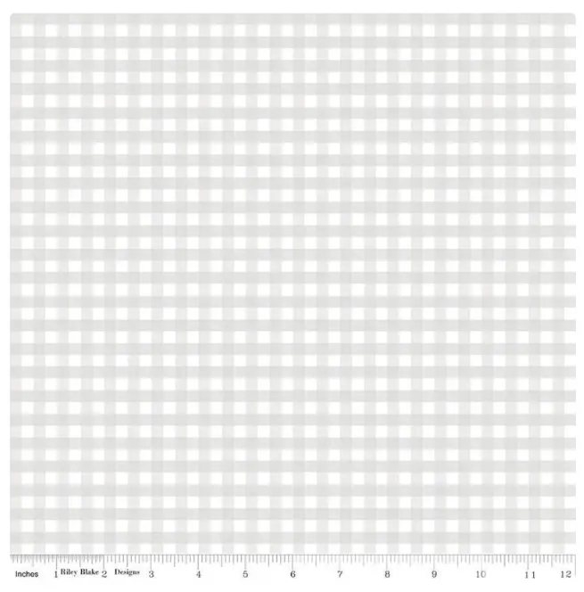 Light Gray Flannel Check by Riley Blake Designs