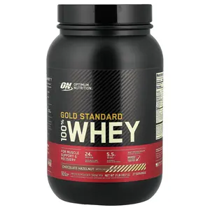 Optimum Nutrition Gold Standard® 100% Whey, Chocolate Hazelnut, 2 lb (907 g)