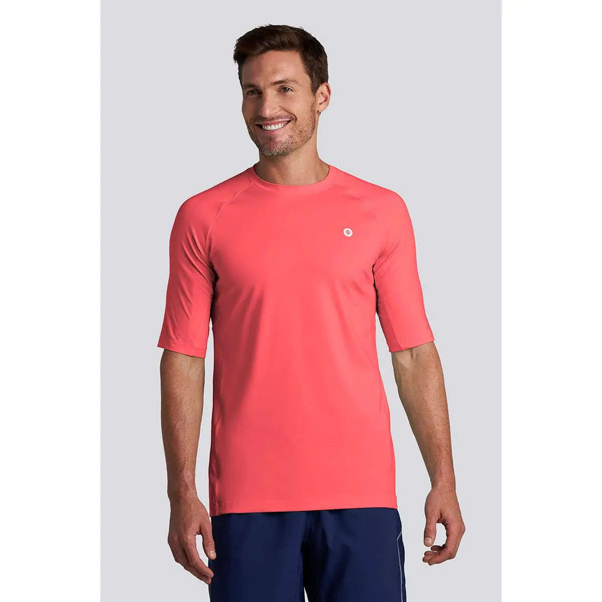 Agility | Men's Short Sleeve Performance T-Shirt | Coral Reef
