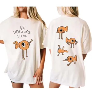 Le Poisson Steve Shirt An Orange Fish With Arms And Legs Tshirt
