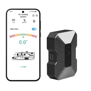 Wireless RV Leveling System - User-Friendly Phone App with Real-Time Precise Leveling Measurements, Advanced Wireless RV Level and Camper Leveling System, Suitable for Android phones, Samsung OnePlus Google Pixel Huawei BlackBerry (No Apple phone)