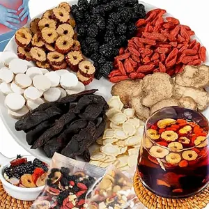 Ginseng Mulberry Herbal Tea, 30 bags Kidney Tea Formula Ginseng Six Treasure Tea, Organic Liver Support & Kidney Cleanse -Healthy Cleansing for Men & Women, Te Para Limpiar Los Riñones (30bag/3boxes)
