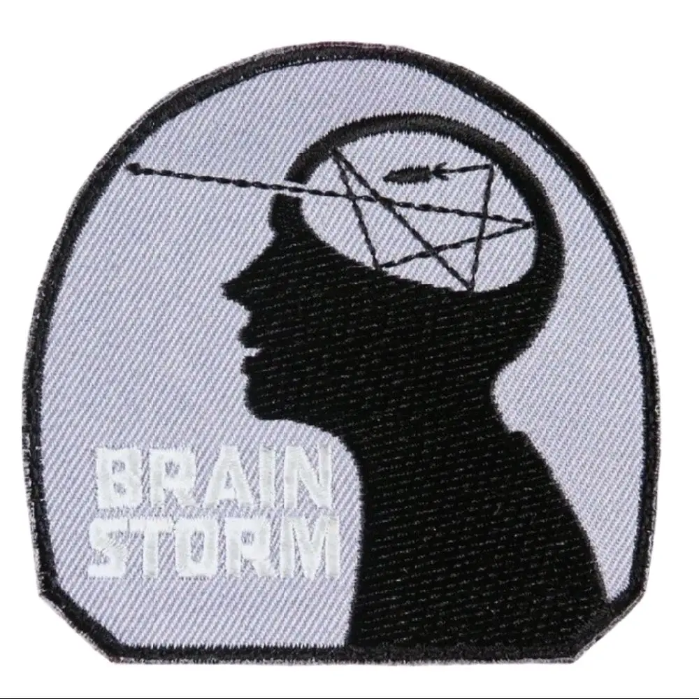 Brain Storm - Gray 3"x 3"