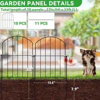 10pcs 17in(H) X 10ft(L)