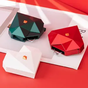 Heart Ring Box with Promise Ring - Elegant Design for Gifting & Display