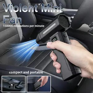 Brushless Turbo Jet Fan Blower 150000RPM Powerful Electric Air Blower Vacuum Dust Cleaner Portable Dust Cleaner Violent Fan