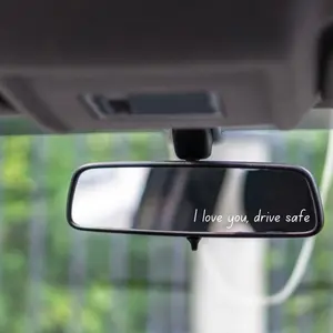 3pc ONE DESIGN Rearview Mirror Vinyl Decals for Car