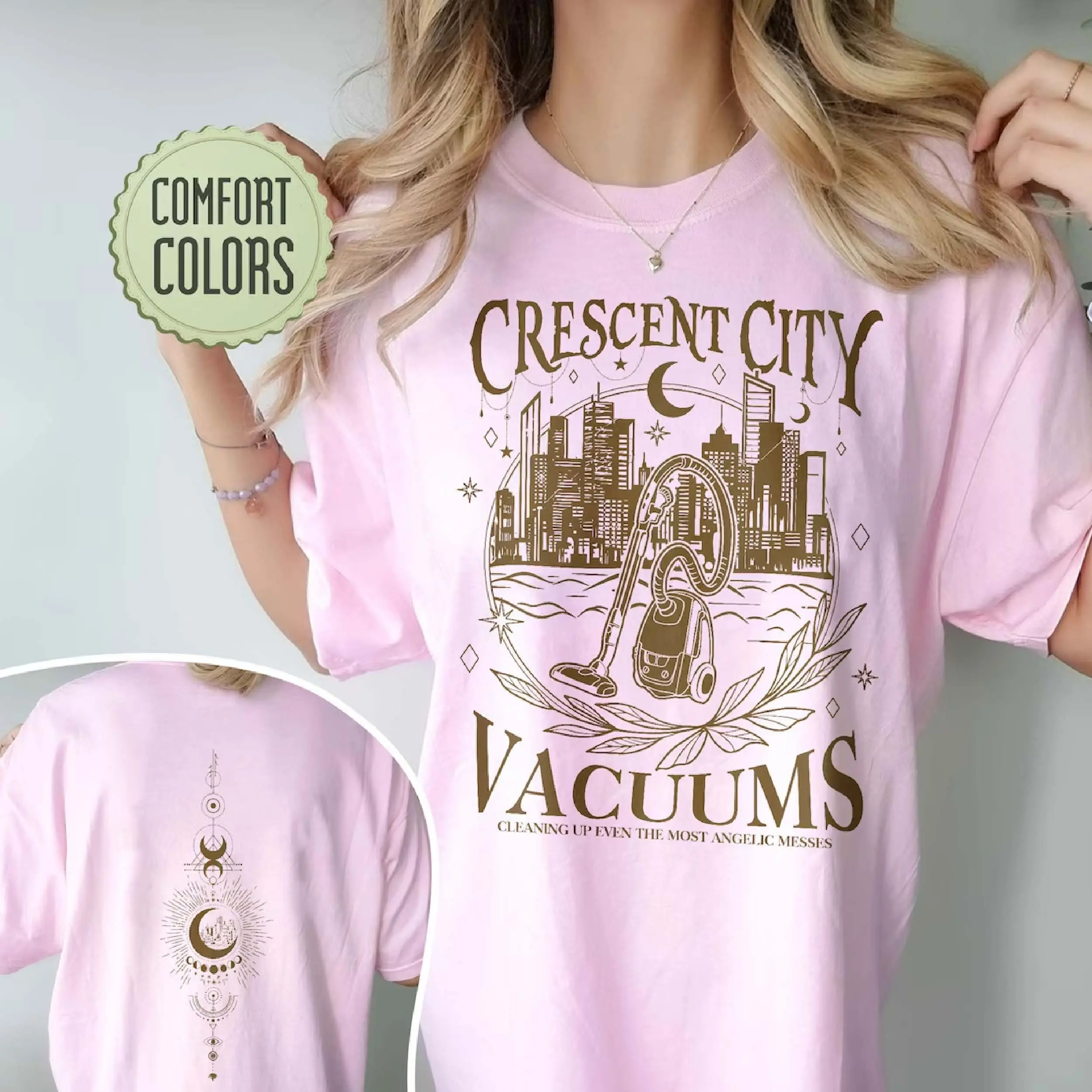 Crescent City Vacuums Comfort Colors Shirt, Bryce Quinlan Cleaning Service, Crescent City SJM Merch, Bryce Quinlan Merch
