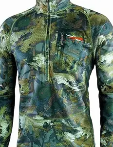 Gear Men's Grinder Half-zip Insulated Waterfowl Concealing Hunting Pullover 2 PCE