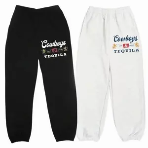 Cowboys & Tequila Sweatpants, Western Party Lounge Pants, Country Concert Outfit Joggers, Western Aesthetic Streetwear, Rodeo Style Cowboy Loungewear 0