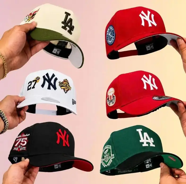 New Era MLB Baseball Hat – LA Dodgers & NY Yankees 9FORTY Adjustable Curved Brim Cap for Men & Women, , Trucker Mesh Design, USA Urban Fashion Trend 2026, TikTok Viral Headwear
