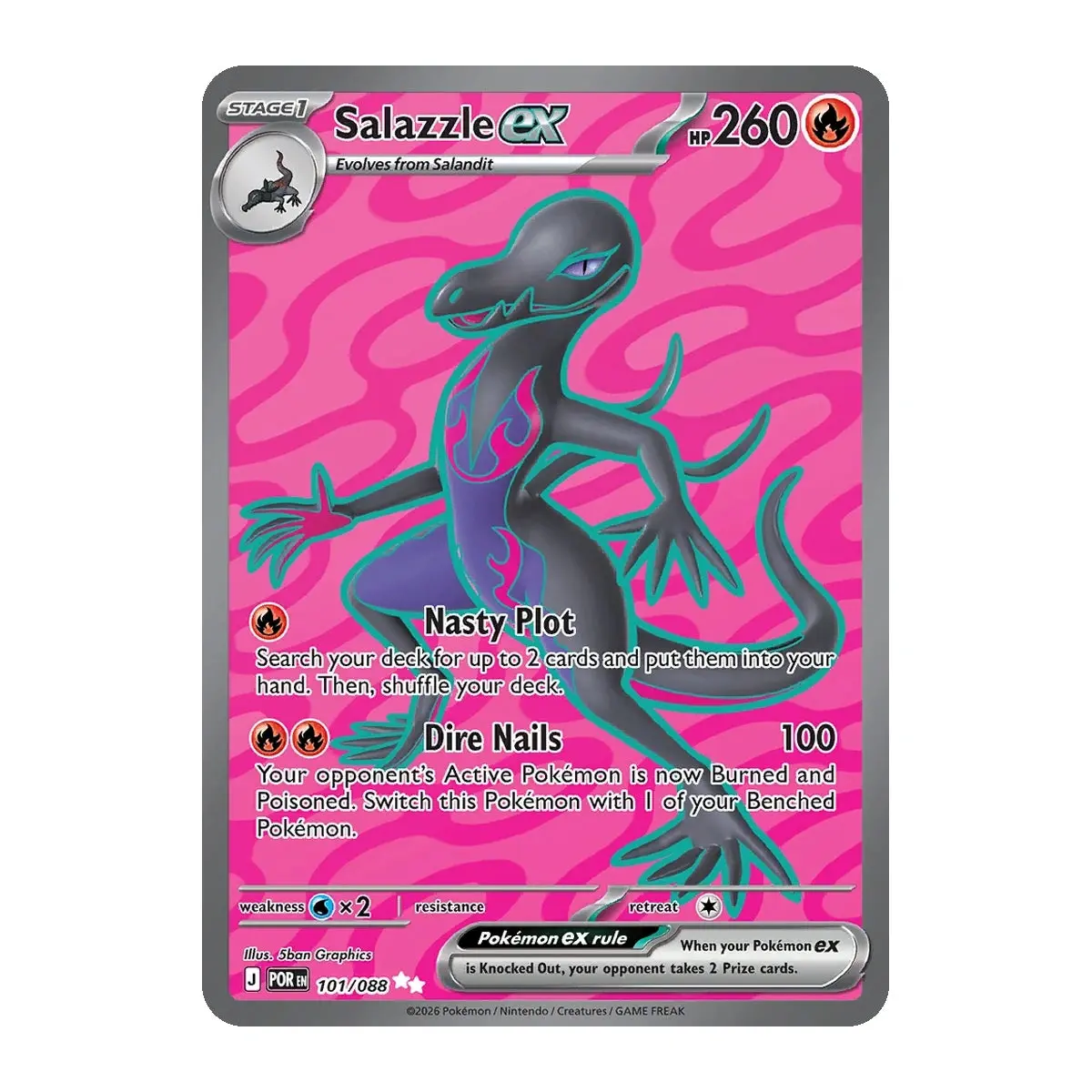 Salazzle ex - 101/088