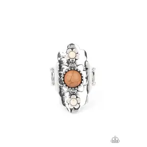 Badlands Garden - Brown Stone Ring