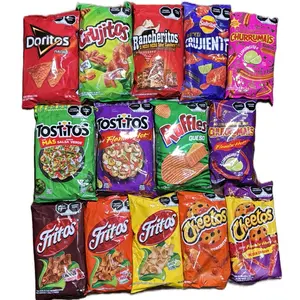 10-Pack Sabritas Barcel Mix big bag Mexican chips snacks Crispy Crunchy taco in Cheese Corn Flavor