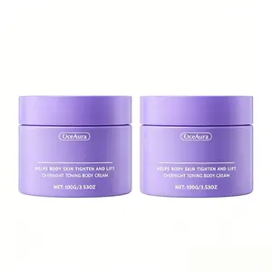 Dreamy Night Firming Body Cream (2-Pack) - Caffeine & Hyaluronic Acid Formula, Nourishing Moisturizer for Belly, Thighs, All Skin Types