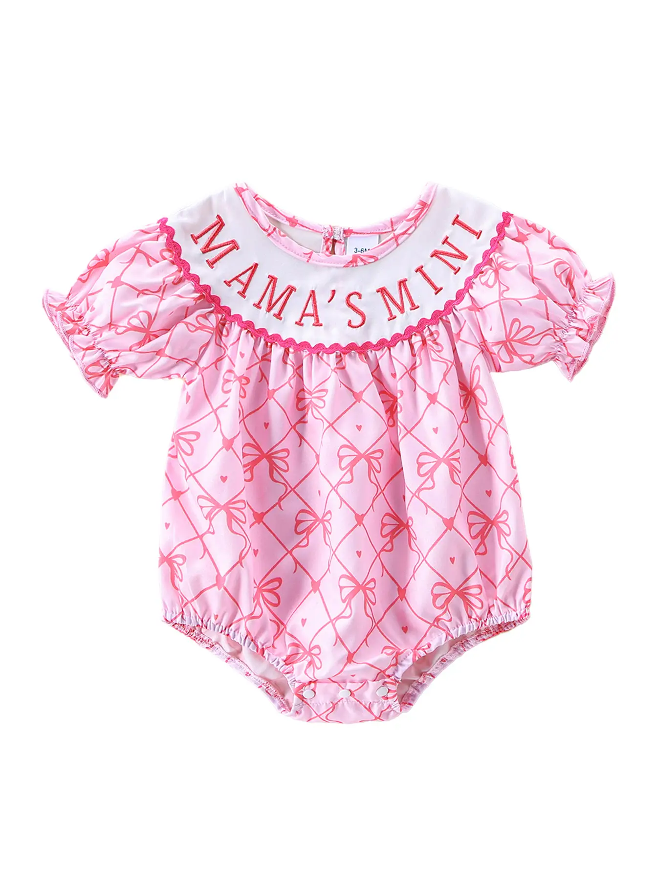 Infant Summer 0-18 Months Romper Baby girls' Short Sleeve Bow Pring Cute One-pieces Babygirl Clothes Clothing Products