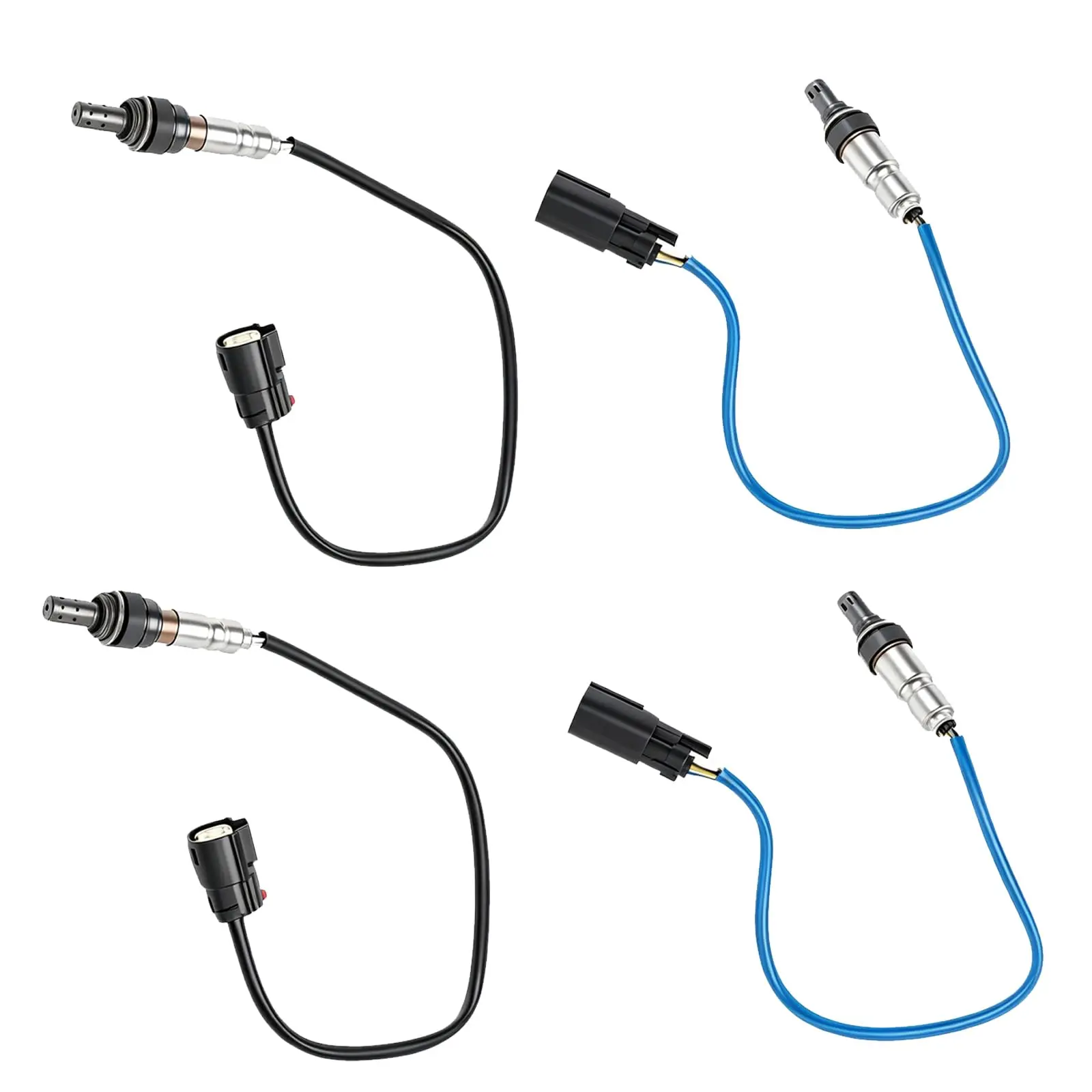 4PCS O2 Upstream & Downstream Oxygen Sensor For 2011-2014 Ford Edge 3.5L 3.7L/ 2013-2016 MKZ MKS MKT V6 3.7L Replace 234-5038 234-4490