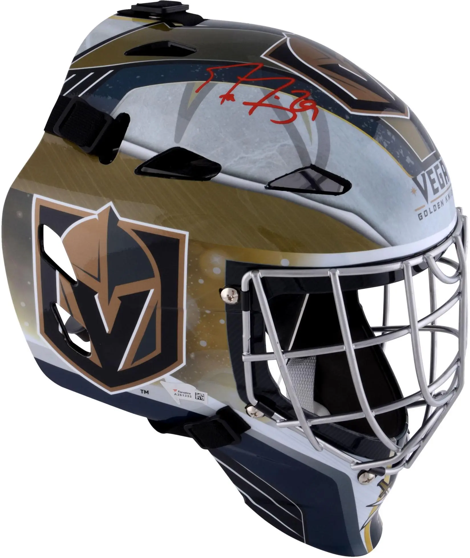 Marc-Andre Fleury Vegas Golden Knights Autographed Replica Goalie Mask - Fanatics Authentic Certified