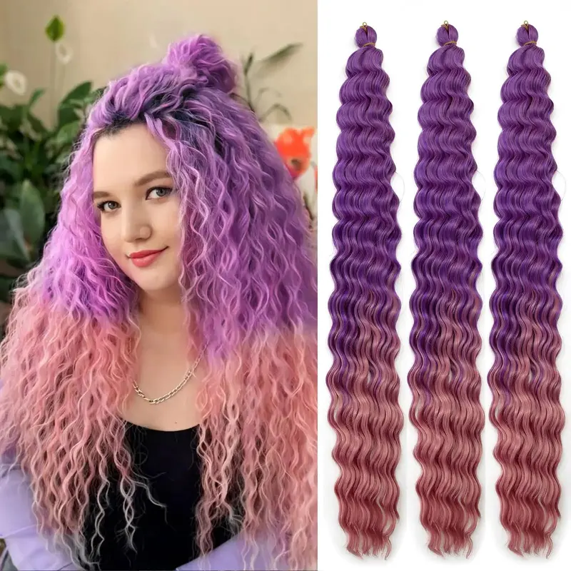 purple pack boho hair - TikTok Shop display picture 1