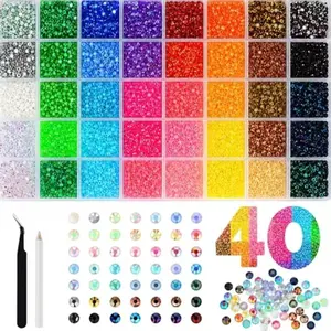 40-Color Bead Assortment for DIY Beading & Jewelry Making (Toys & Hobbies)