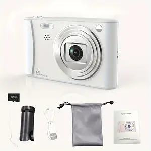 Digital Camera 1080P Camera for Vlogging with 2.4 Inch LCD Rechargeable Camera Photography Suitable for Beginners, Equipped with 32G TF Card Support Photos, Videos and Webcam Thanksgiving and Fathersday gift